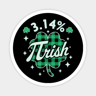 3.14% Pirish Saint Patricks Day Green Math Geek Pi Day Magnet